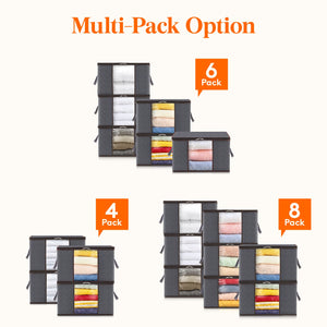 Lifewit Large Garment Storage Bag Box With Lid