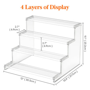 Lifewit 4 tier Clear Cupcake Display Stand
