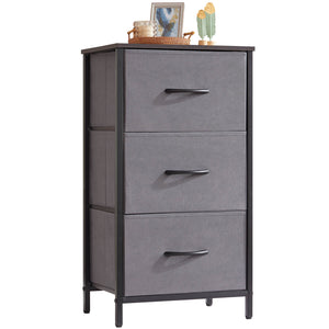 Lifewit Small Dresser, 3 Drawer Dresser Nightstand, Chest of Drawers for Bedroom Nursery