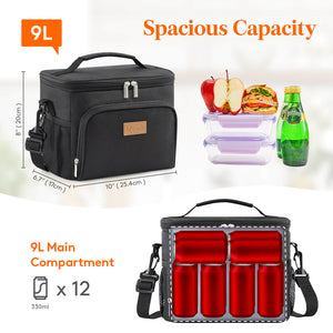 Lifewit Insulated Lunch Bag, Soft Cooler Bag for Women, Men, Camping, Picnic