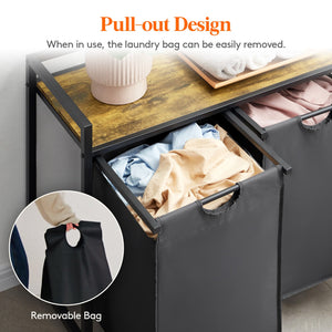 Lifewit Laundry Basket, 4 Section Pull Out Laundry Hamper