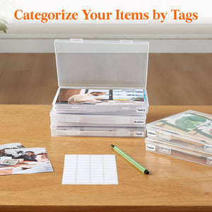 Lifewit Photo Storage Organizer Box, 5''x7'' Photo Keeper Boxes