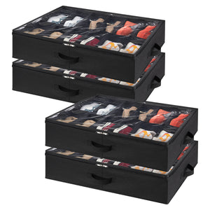Lifewit Under Bed Shoe Storage Organizer for Dorm, Bedroom