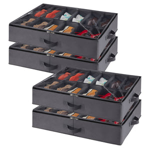 Lifewit Under Bed Shoe Storage Organizer for Dorm, Bedroom