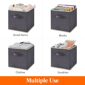 Lifewit Collapsable Fabric Cube Storage Bins, 13/11 Inches, 12 Packs