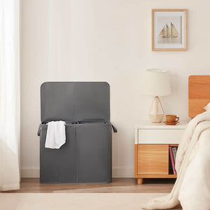 Lifewit 105L Double Laundry Hamper Basket with Lid