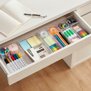Lifewit 11 PCS Plastic Drawer Organizer for Desk 