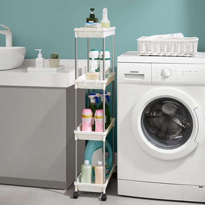Lifewit 4 Tier Slim Rolling Cart for Bathroom 