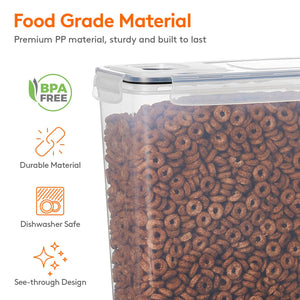 Lifewit 4pcs Cereal Container Airtight Food 