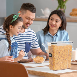 Lifewit 4pcs Cereal Container Airtight Food 