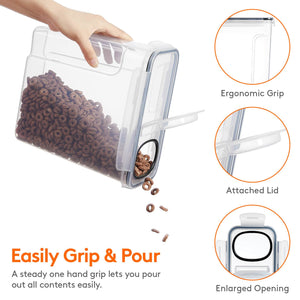 Lifewit 4pcs Cereal Container Airtight Food 