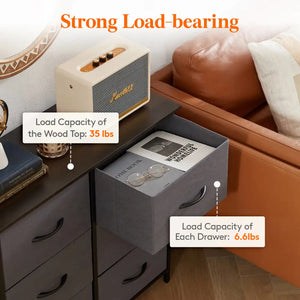 Lifewit 6 Drawer Double Dresser Chest of Drawers