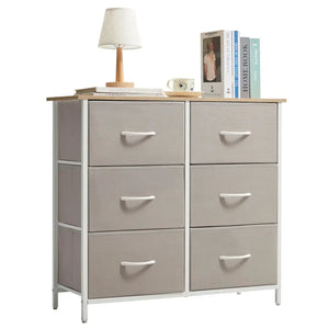 Lifewit 6 Drawer Double Dresser Chest of Drawers