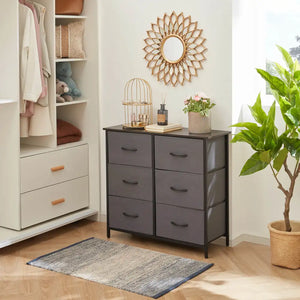 Lifewit 6 Drawer Double Dresser Chest of Drawers