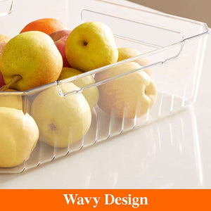Lifewit 8pcs Fridge Organizer Bins with Egg Holder