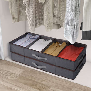 Lifewit Under Bed Storage Bags with Dividers for 