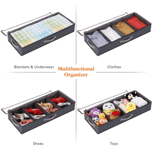 Lifewit Under Bed Storage Bags with Dividers for 