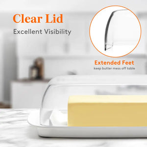 Lifewit Butter Dish with Lid Butter Keeper