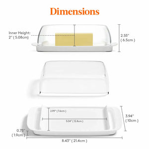 Lifewit Butter Dish with Lid Butter Keeper