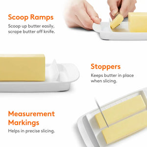 Lifewit Butter Dish with Lid Butter Keeper