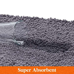 Lifewit Chenille Bath Shower Mat Non Slip Floor 