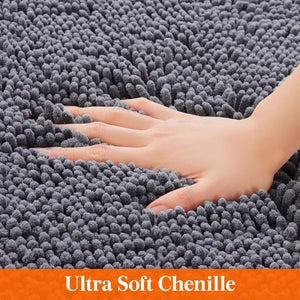 Lifewit Chenille Bath Shower Mat Non Slip Floor 