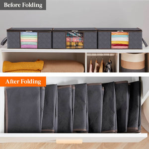 Lifewit Clothes Storage Bags Foldable Closet 