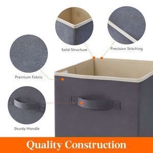 Lifewit Collapsable Fabric Cube Storage Bins 13x13