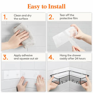 Lifewit Corner Shower Caddy Shelf Tile Shower