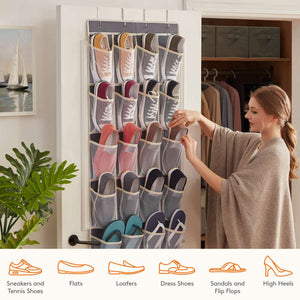 Lifewit Over The Door Hanging Shoe Storage 