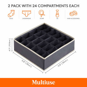 Lifewit Dresser Drawer Organizer for Underwear 