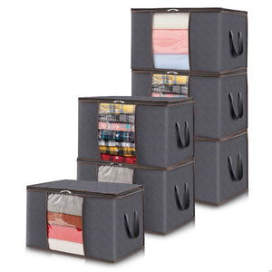 Lifewit Foldable Storage Bags with Clear Window 