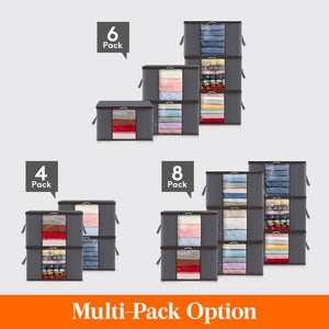 Lifewit Foldable Storage Bags with Clear Window 