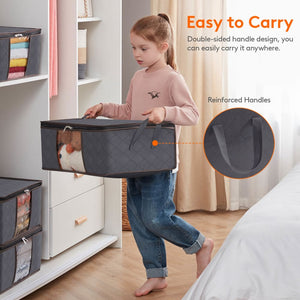 Lifewit Foldable Storage Bags with Clear Window 
