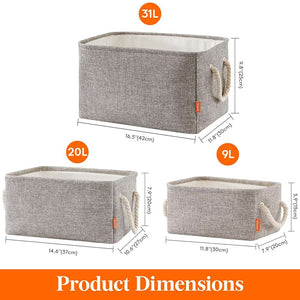 Lifewit Large Fabric Storage Baskets for Shelves 