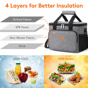 Lifewit Large Insulated Lunch Bag Cooler Tote Bag