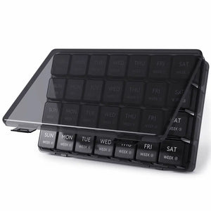 Lifewit Monthly Pill Box Organizer 4 Packs Weekly