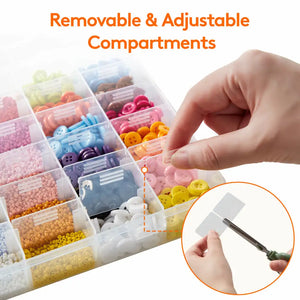 Lifewit Plastic Jewelry Organizer Box Craft