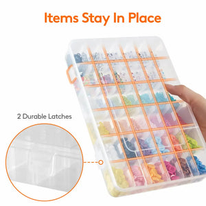 Lifewit Plastic Jewelry Organizer Box Craft