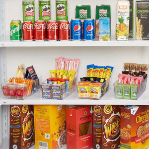 Lifewit Plastic Snack Organizer Bins Pantry Snack