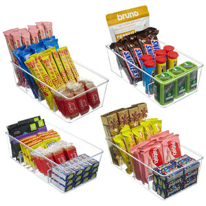 Lifewit Plastic Snack Organizer Bins Pantry Snack