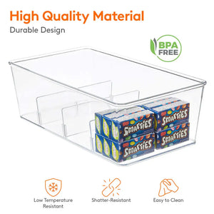 Lifewit Plastic Snack Organizer Bins Pantry Snack