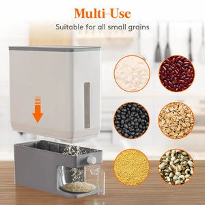 Lifewit Rice Dispenser Container 25.4 Lbs Cereal