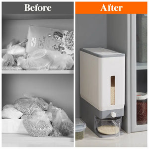 Lifewit Rice Dispenser Container 25.4 Lbs Cereal