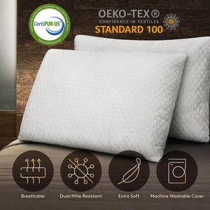 Lifewit Shredded Memory Foam Cooling Pillow for