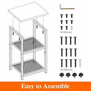 Lifewit Square Side End Table for Sofa Living Room