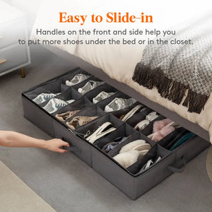 Lifewit Under Bed Shoe Storage Organizer Bins 2/3