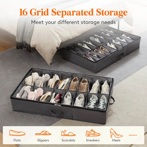Lifewit Under Bed Shoe Storage Organizer Bins 2/3