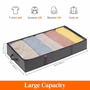 Lifewit Under Bed Storage Totes Bags Low Profile