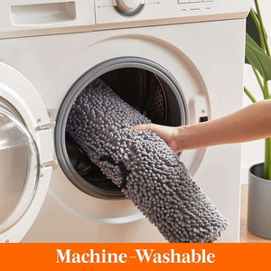 Lifewit Washable Chenille Indoor Door Mat Rug for 